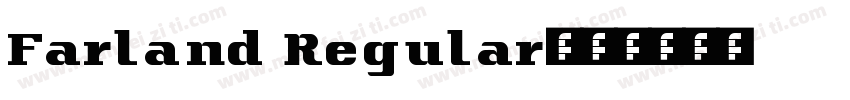 Farland Regular字体转换